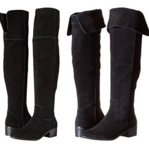 Steve Madden Black Suede Tyga Boots Size 8.5